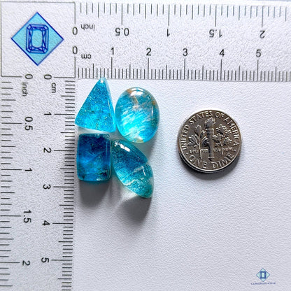 Apatite +  Crystal Quartz Doublets Mix Lots