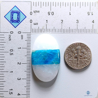 Apatite +  Moonstone Doublets Oval Doublets