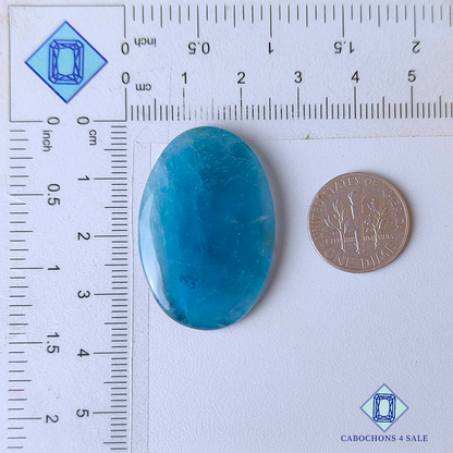 Aqua Fluorite Oval Cabochons