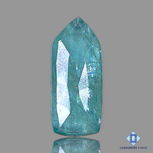Natural Aqua Kyanite Gemstone  Pentagon Rose Cut 20*9*4mm from Brazil available for sale