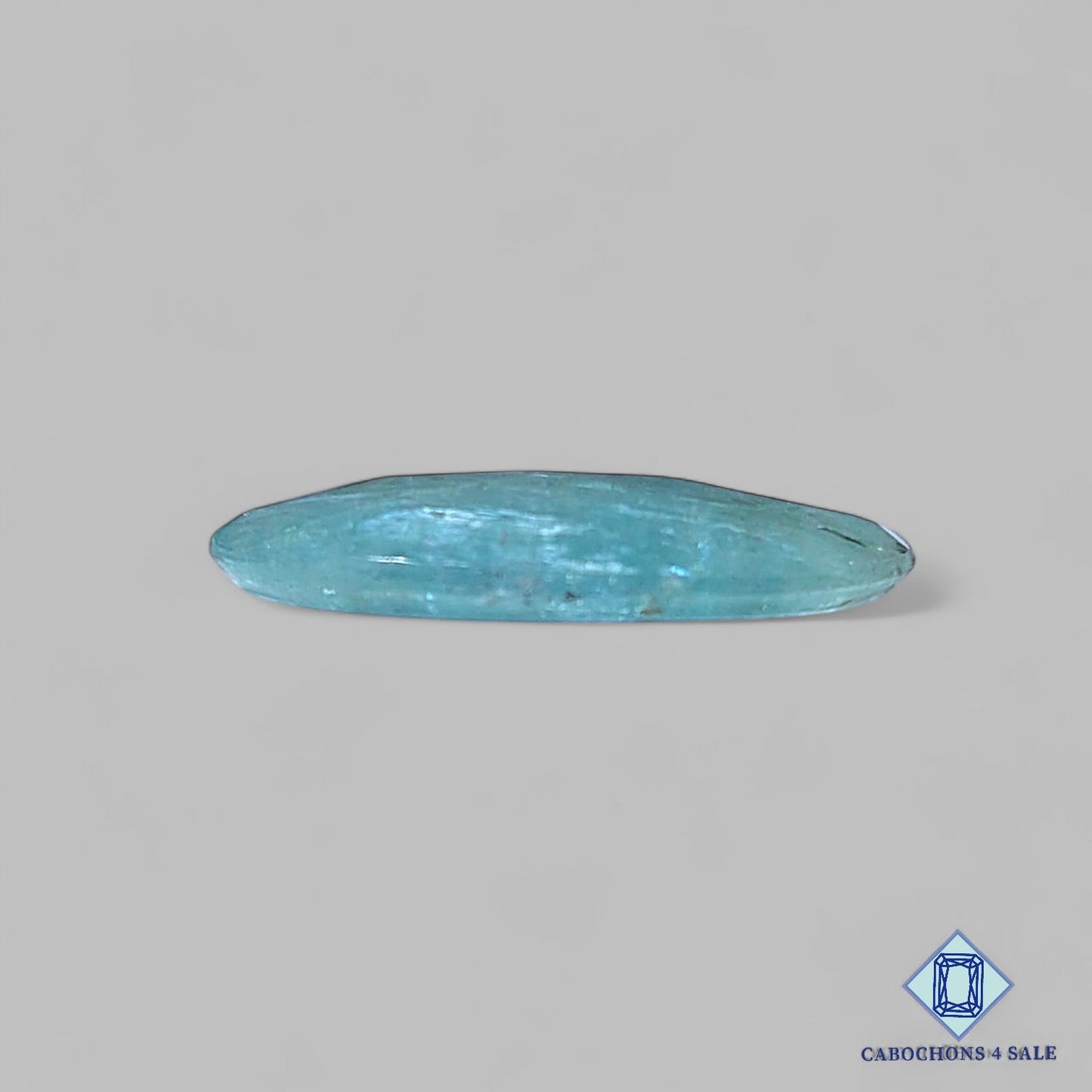 Natural Aqua Kyanite Gemstone  Oval Rose Cut 23*12*4mm from Brazil available for sale