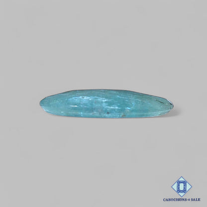 Natural Aqua Kyanite Gemstone  Oval Rose Cut 23*12*4mm from Brazil available for sale