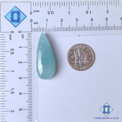 Aquamarine Pear Cabochons