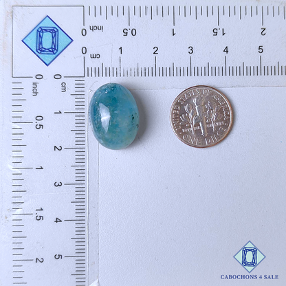 Aquamarine Oval Cabochons