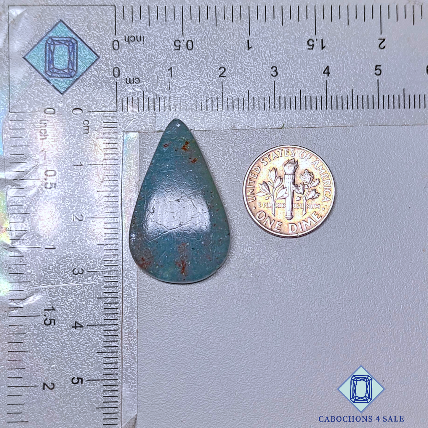 Aquamarine Pear Cabochons