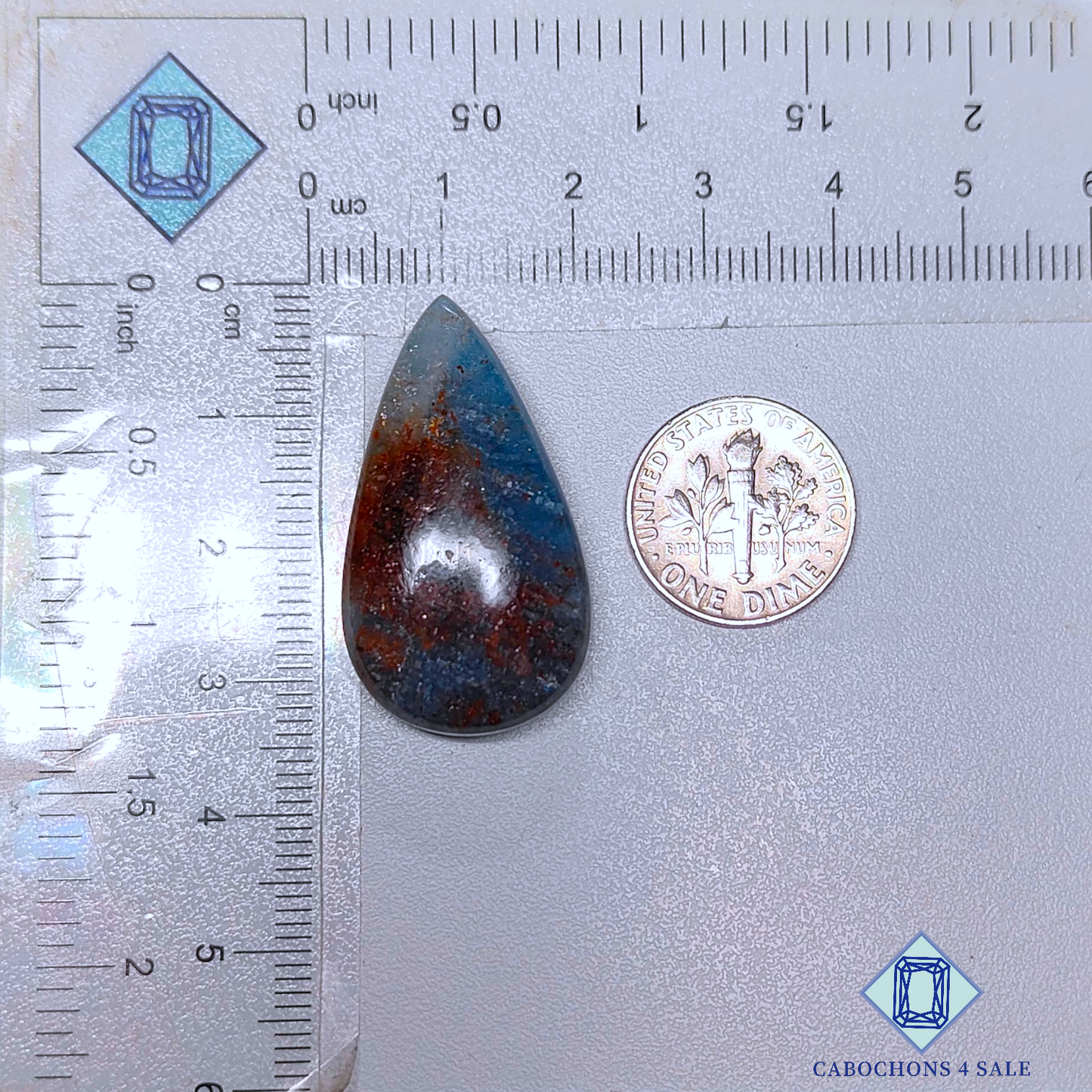 Aquamarine Pear Cabochons
