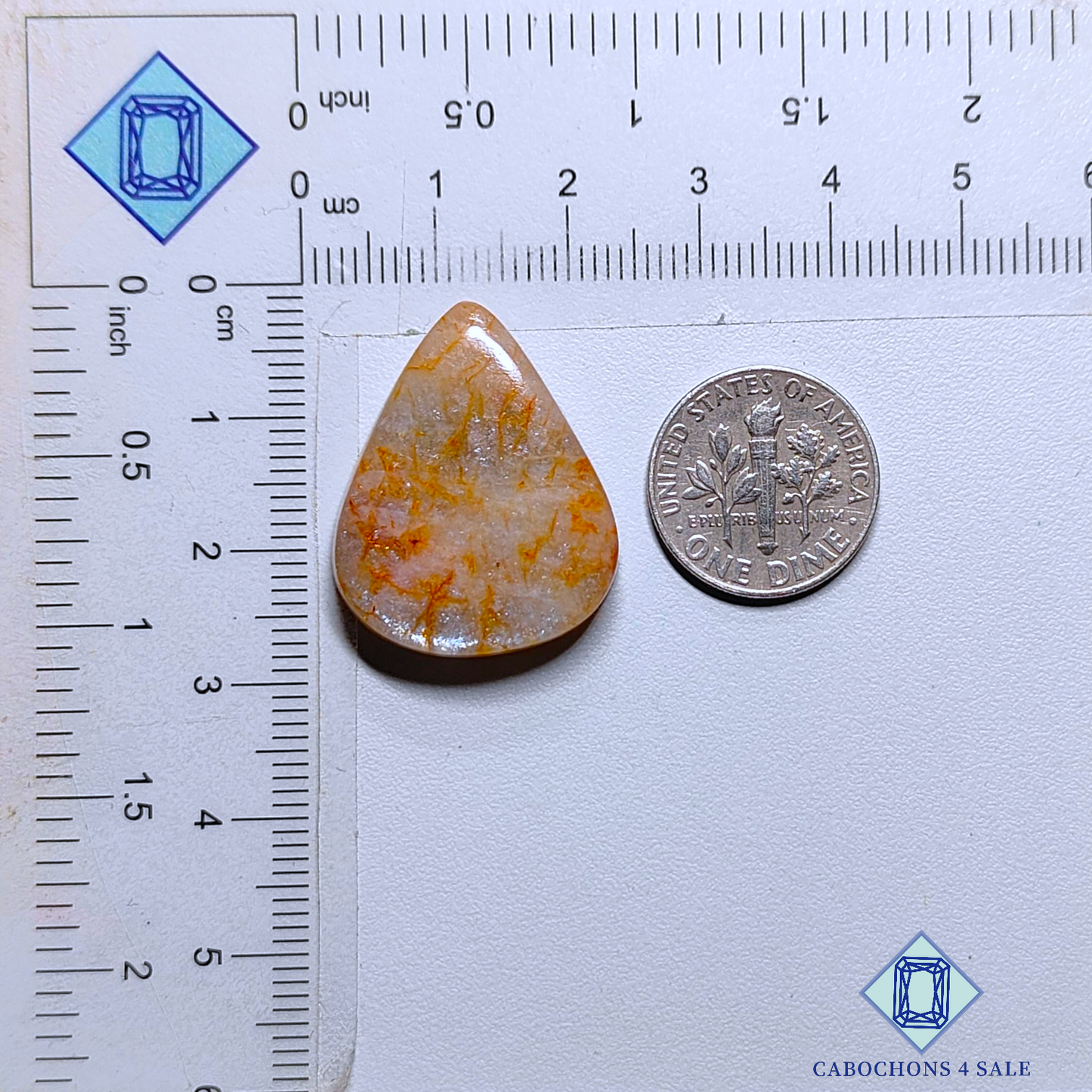 Aquamarine Pear Cabochons