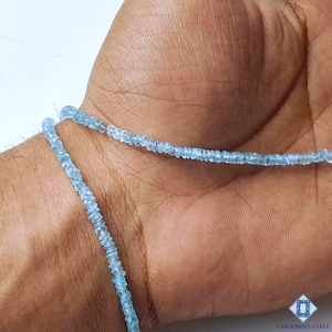 Aquamarine Round Beads 13 inch*2mm