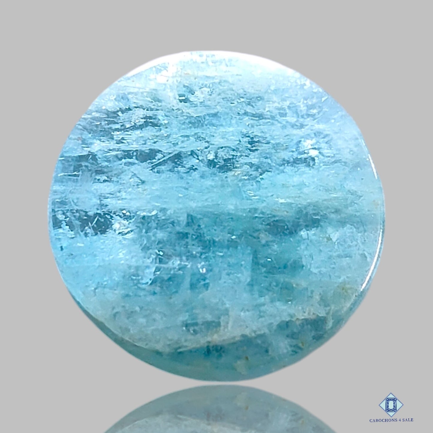 Aquamarine Round Cabochons