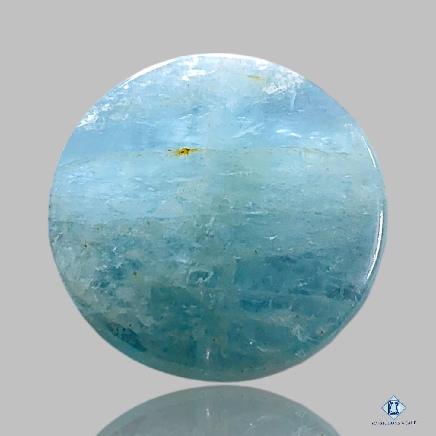 Aquamarine Round Cabochons