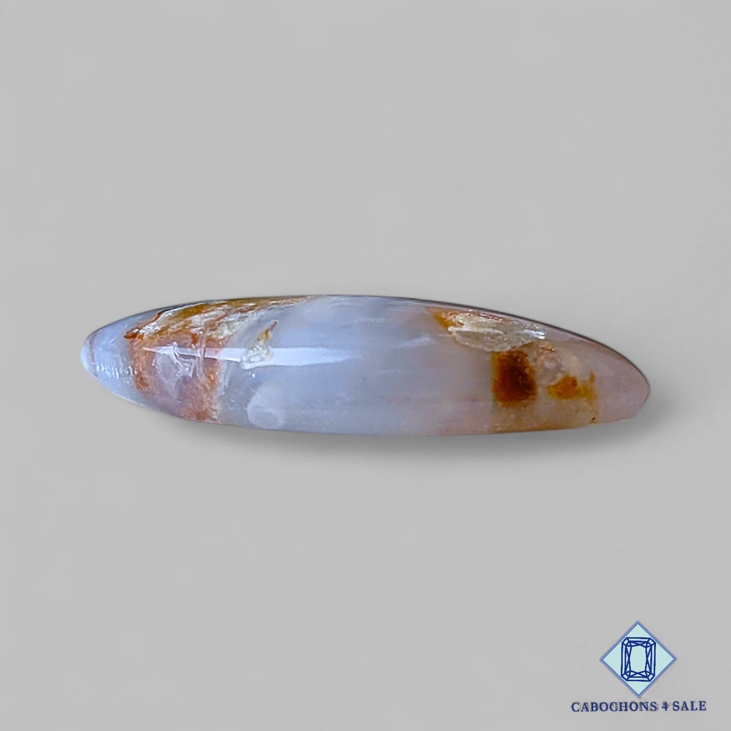 Cabujones de aquaprasa natural de 30 x 17 x 5 mm, de Sudáfrica, disponibles para la venta.