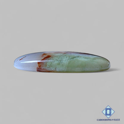 Natural Aquaprase Gemstone  Oval Cabochons 41*26*7mm from South Africa  available for sale