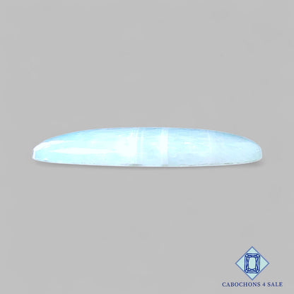 Cabujones ovalados de piedra preciosa de argonita natural de 44 x 27 x 6 mm, procedentes de Marruecos, disponibles para la venta.