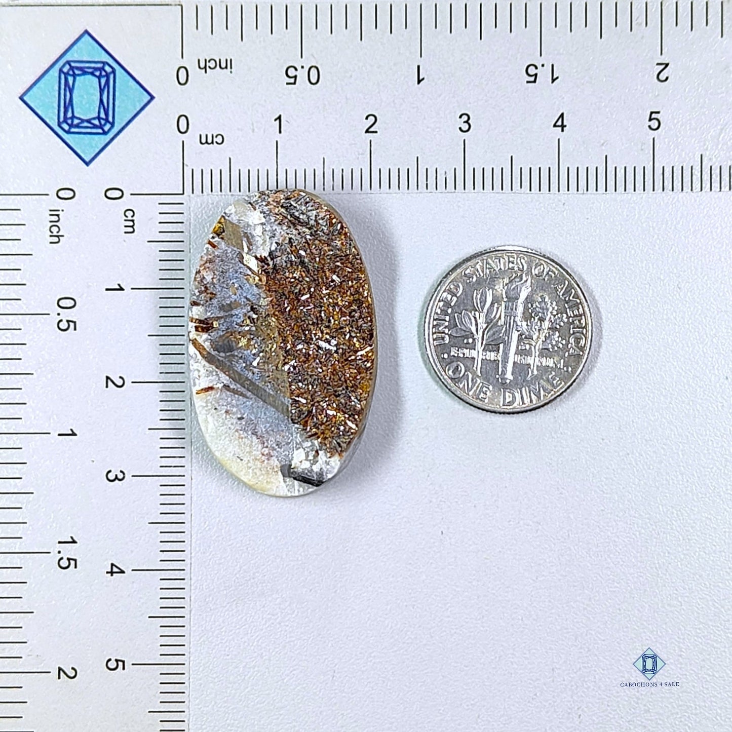 Astrophyllite Oval Druzy