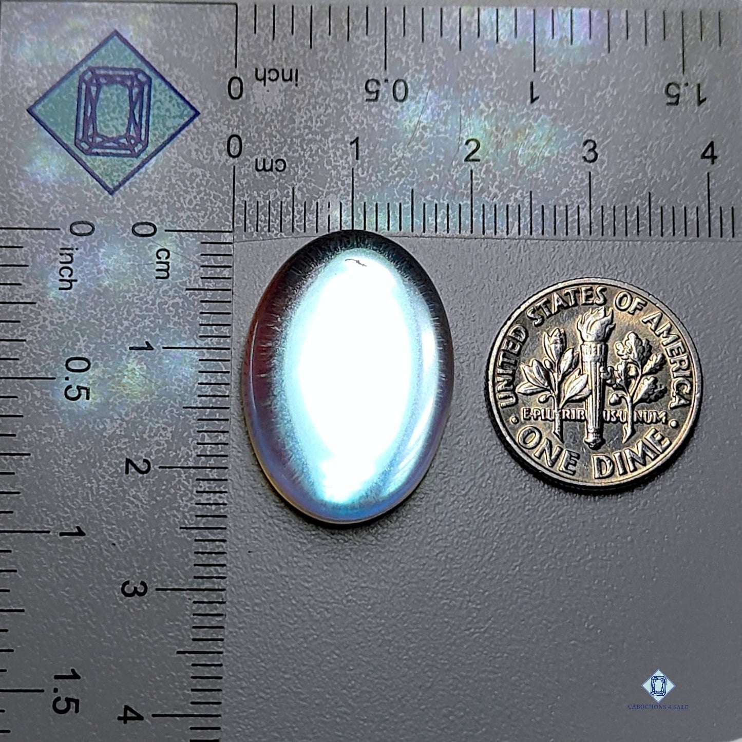 Aura Glass Oval Cabochons