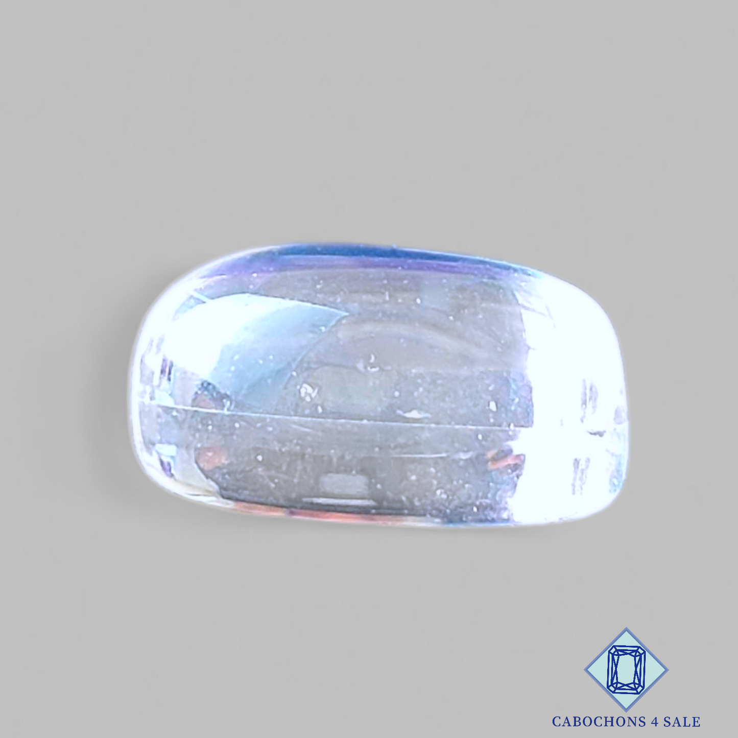 Aura Glass + Crystal Quartz Doublet