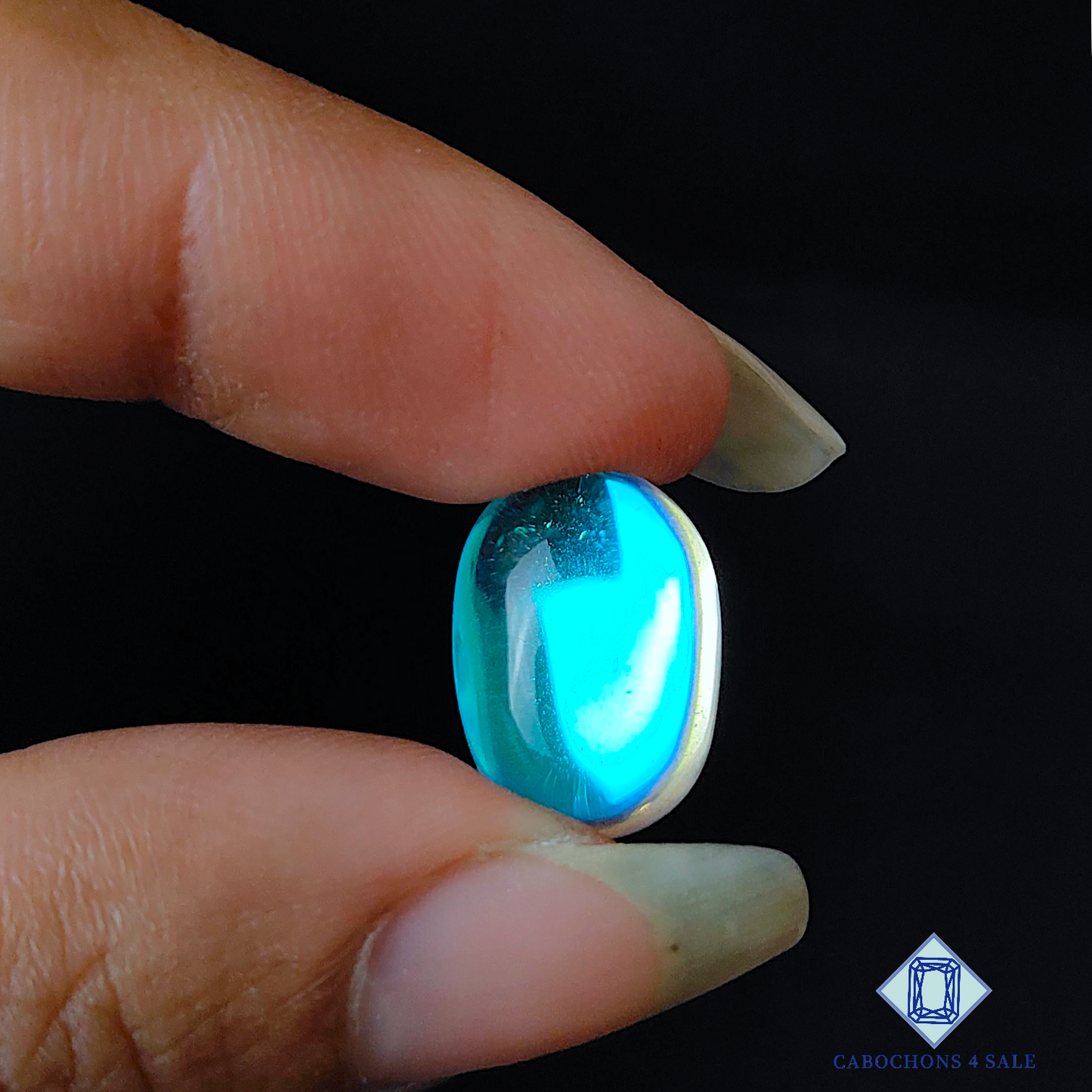 Aura Glass + Crystal Quartz Doublet