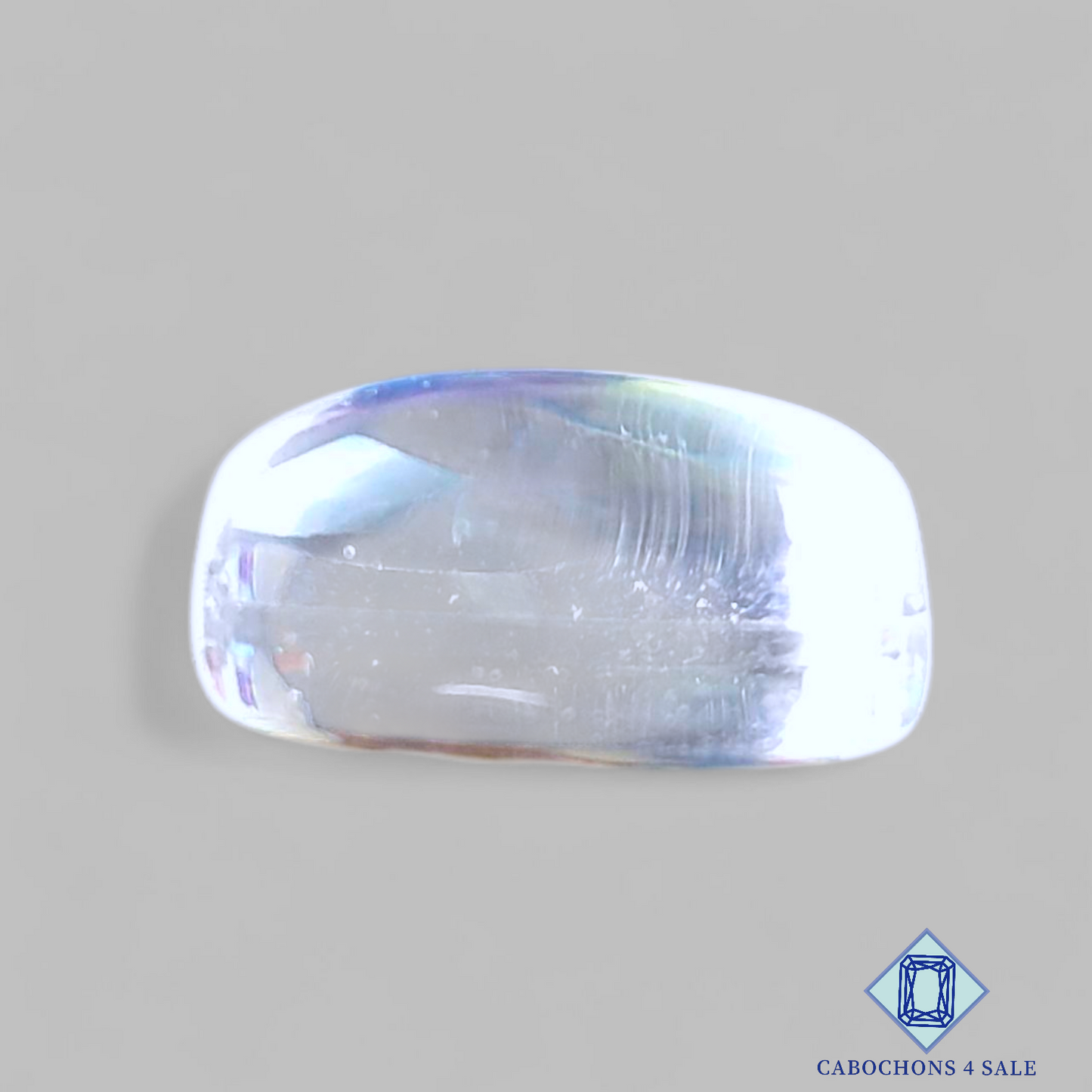 Aura Glass + Crystal Quartz Doublet