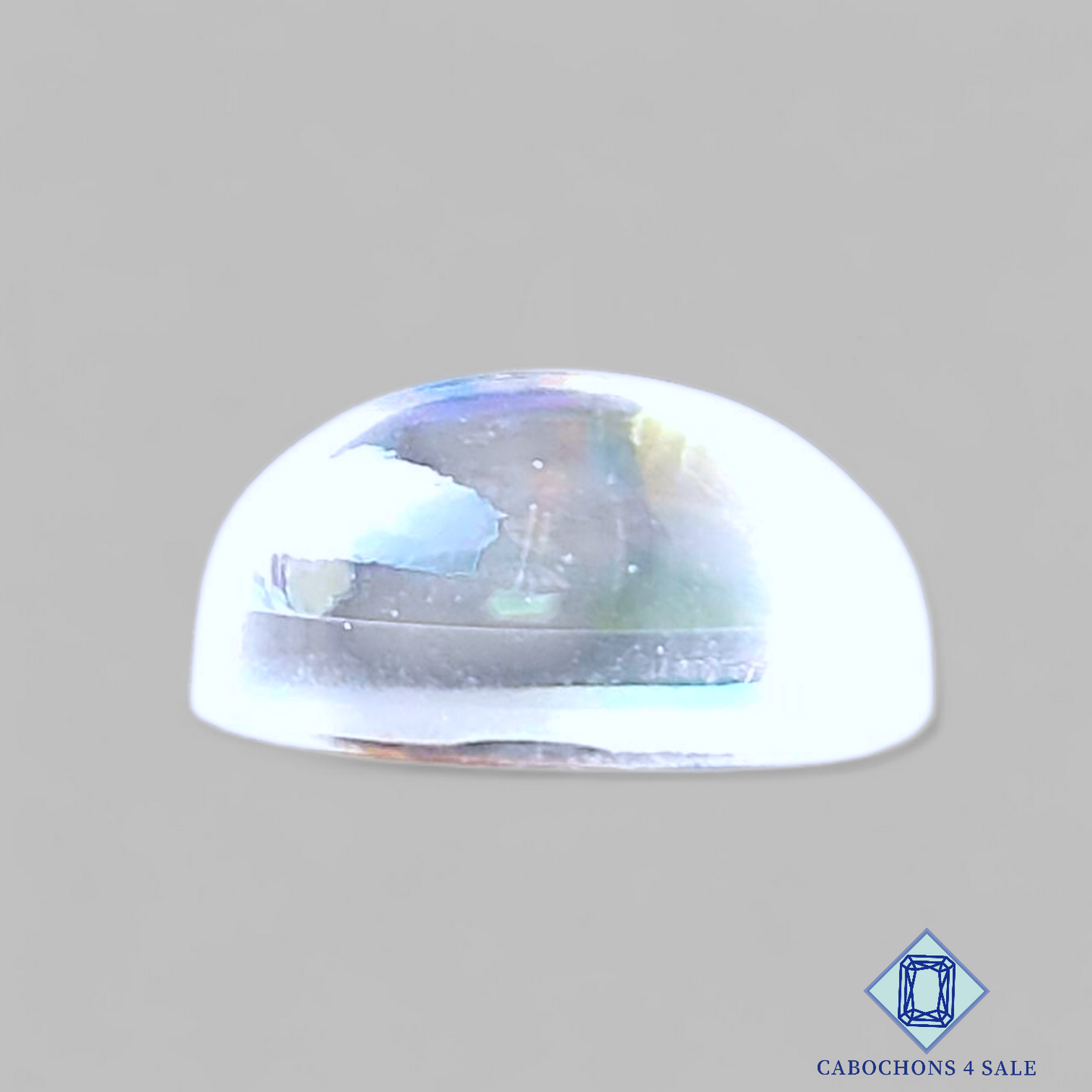 Aura Glass + Crystal Quartz Doublet