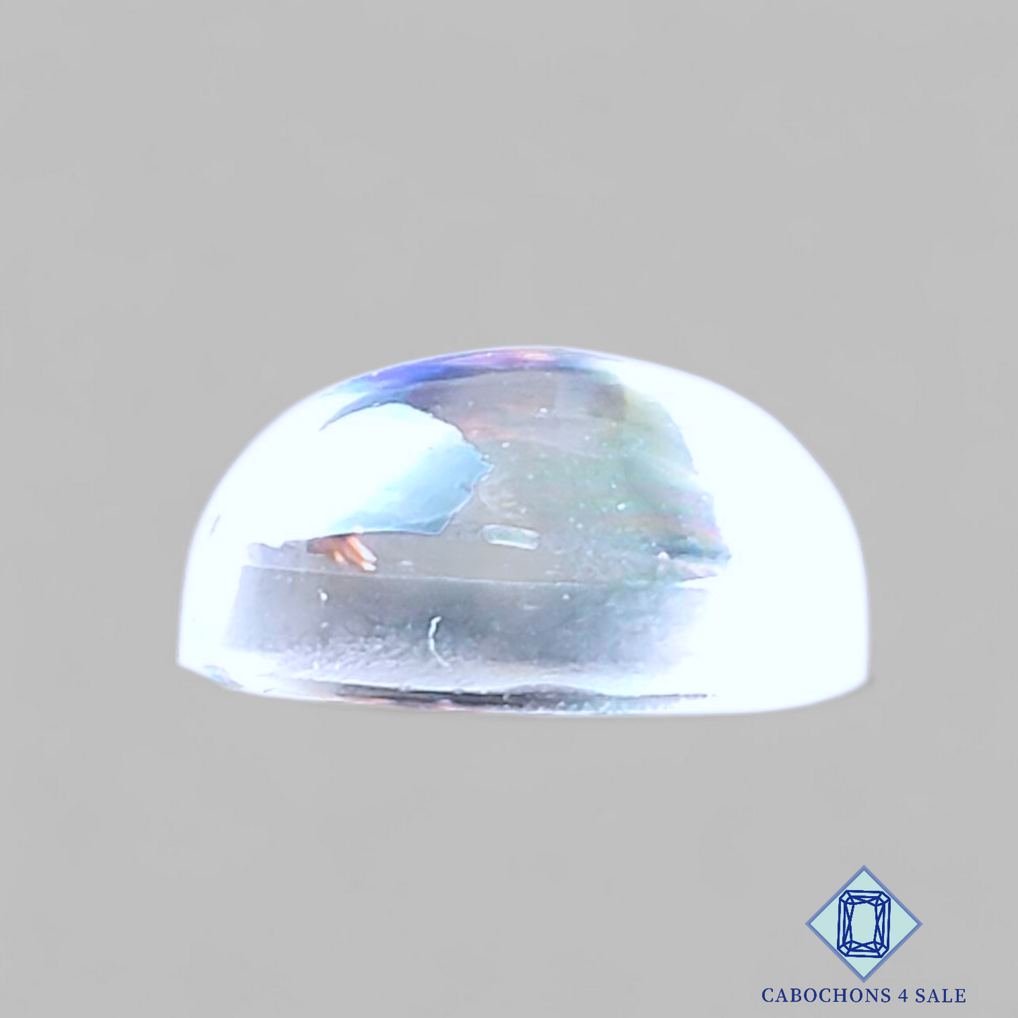 Aura Glass + Crystal Quartz Doublet