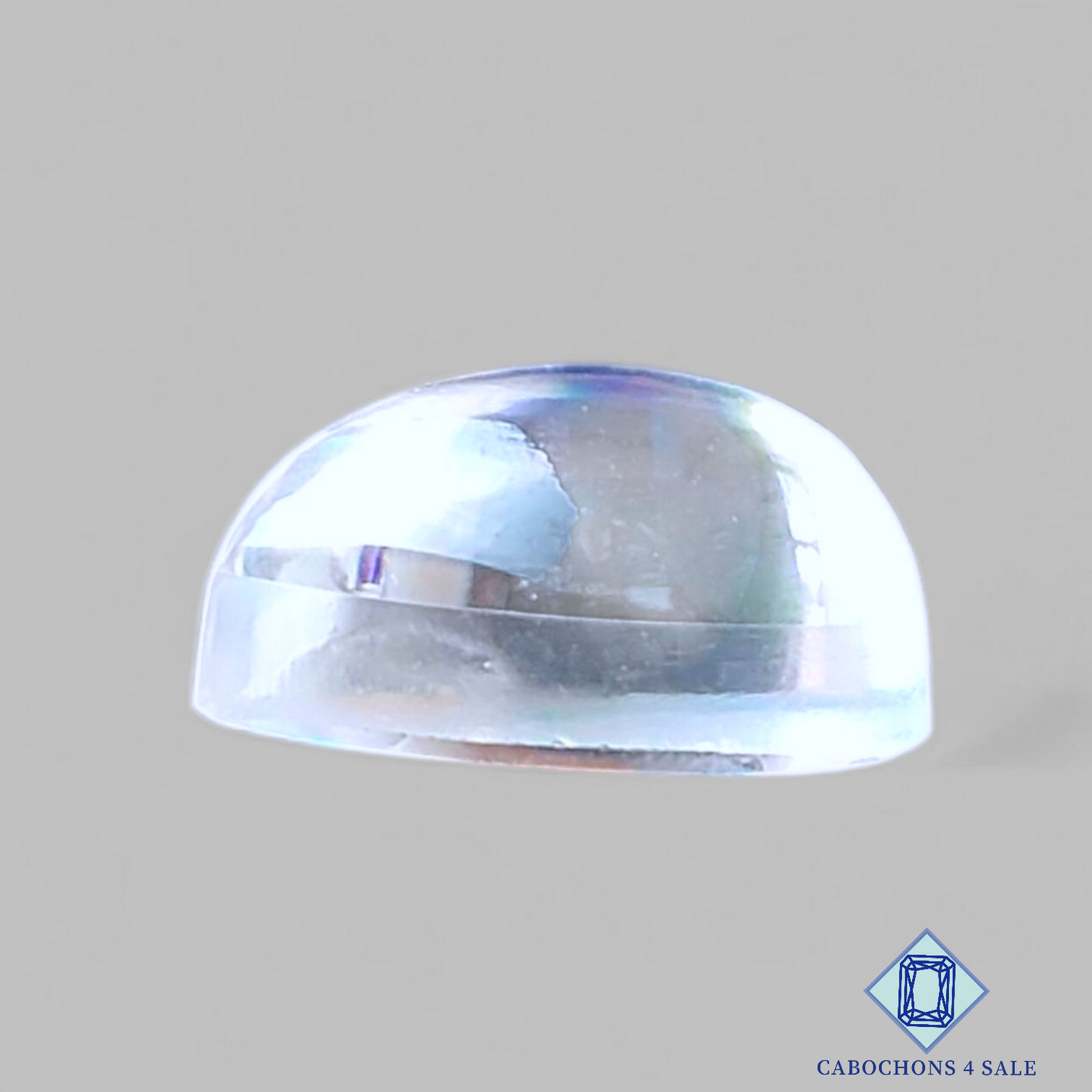 Aura Glass + Crystal Quartz Doublet