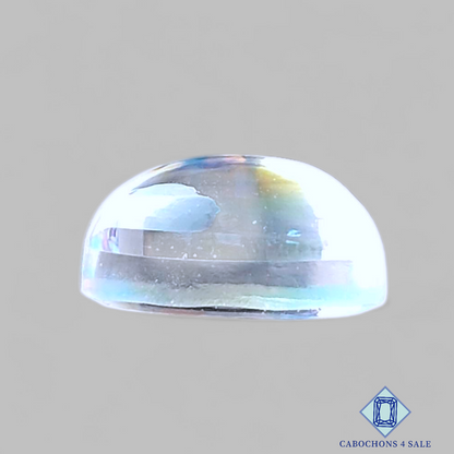 Aura Glass + Crystal Quartz Doublet