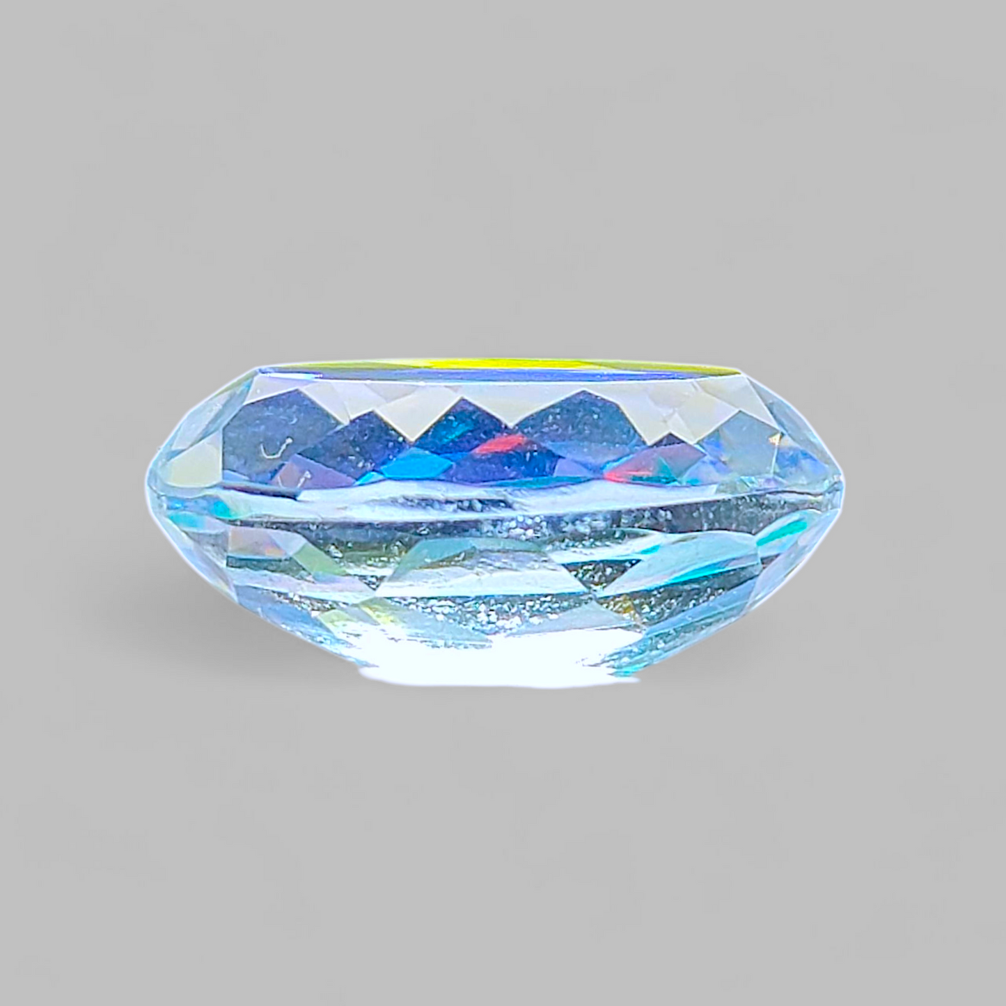 Aura Glass + Crystal Quartz Doublet