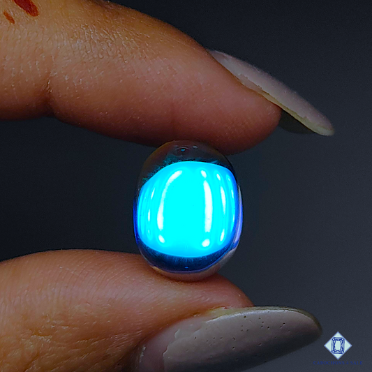 Aura Glass + Crystal Quartz Doublet