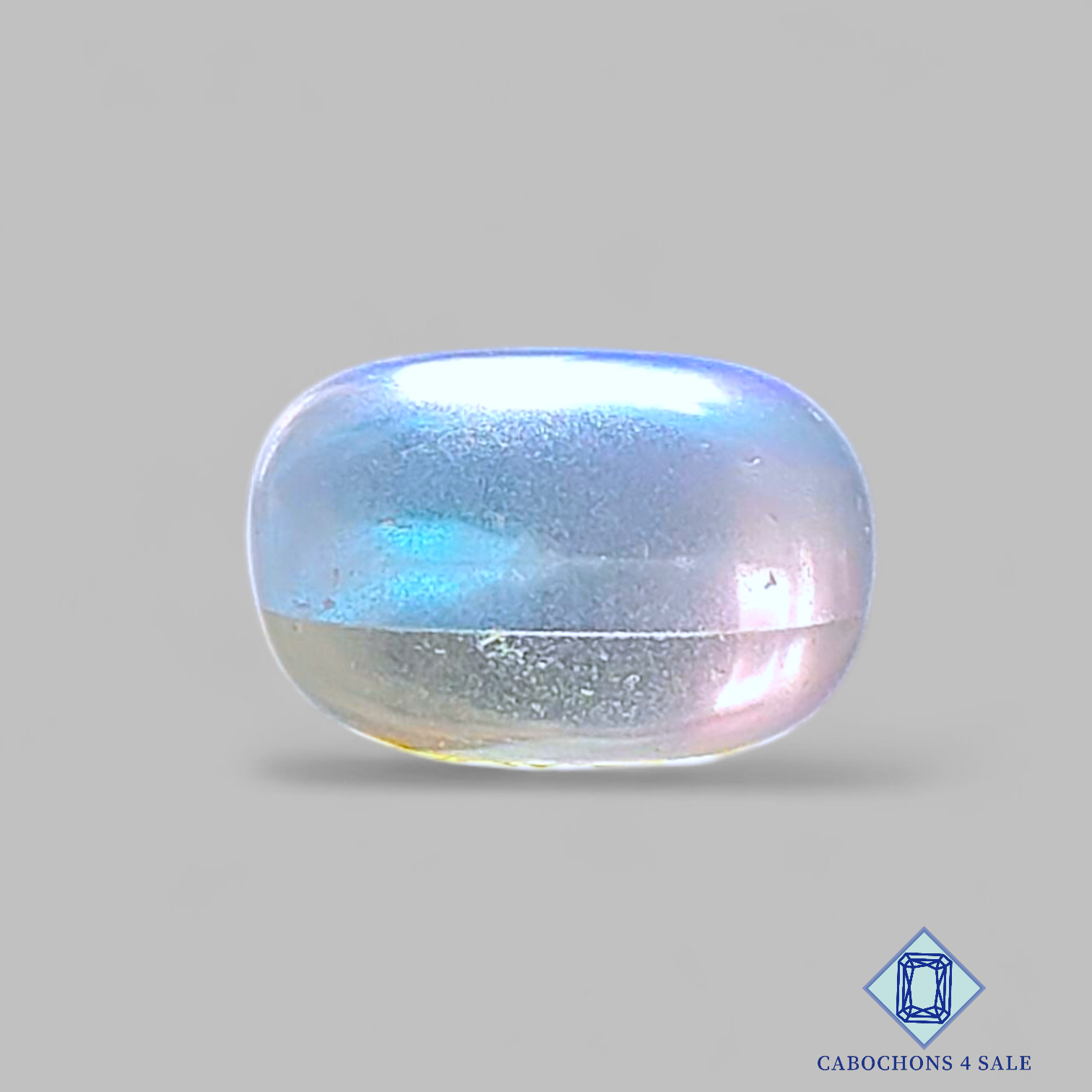 Aura Glass + Crystal Quartz Doublets