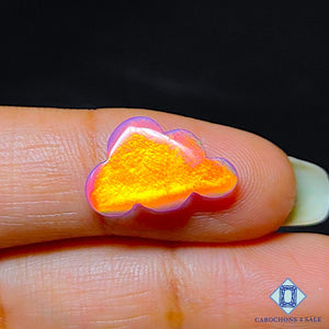 Natural Aurora Opal Gemstone  Fancy Carvings 16*10*2mm from Australia available for sale