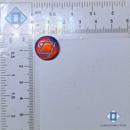 Tallas redondas de ópalo Aurora natural de 15 x 3 mm, procedentes de Australia, disponibles para la venta.