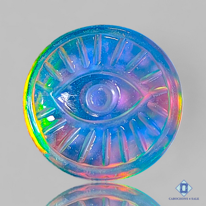 Aurora Opal + Crystal Quartz Doublet