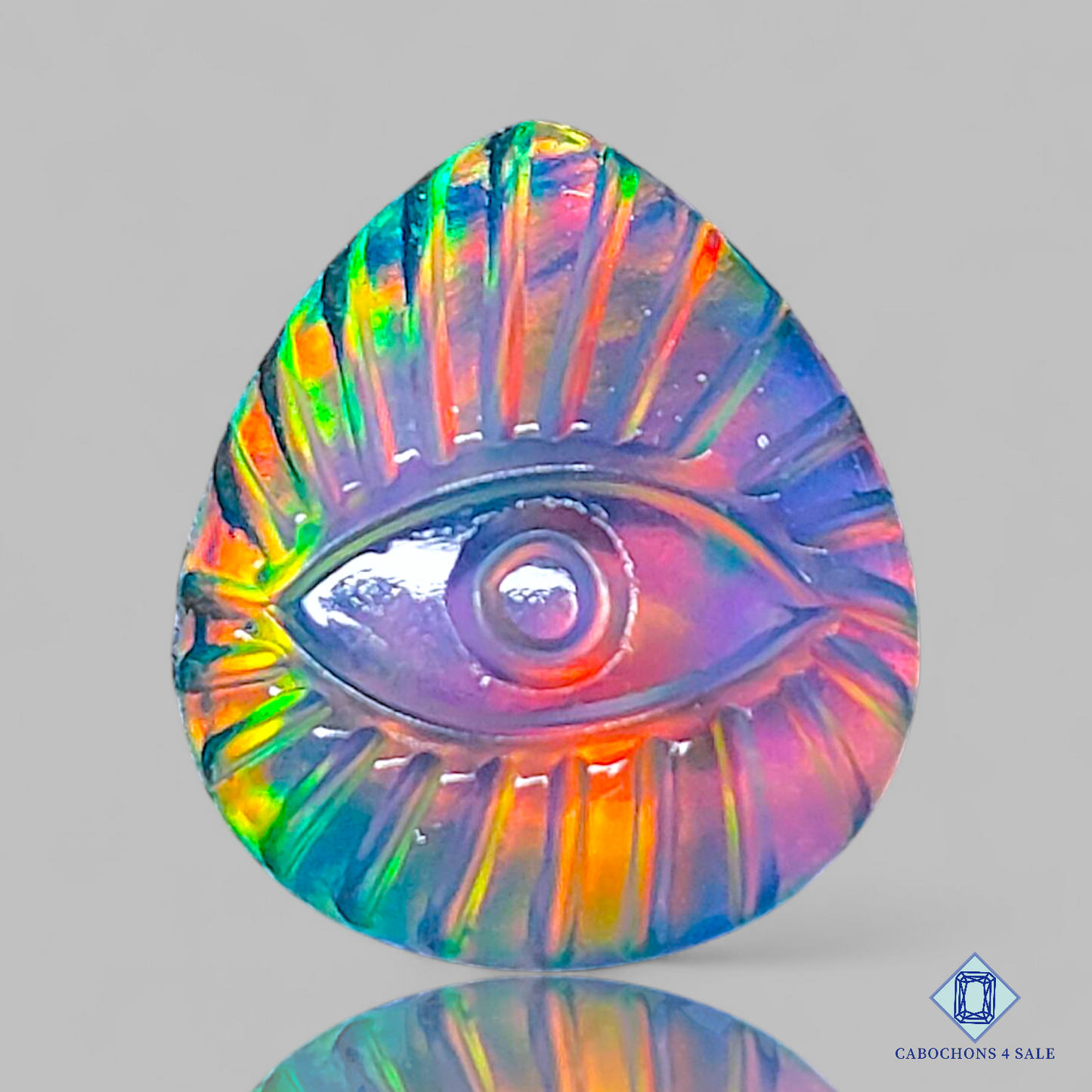 Aurora Opal + Crystal Quartz Doublet