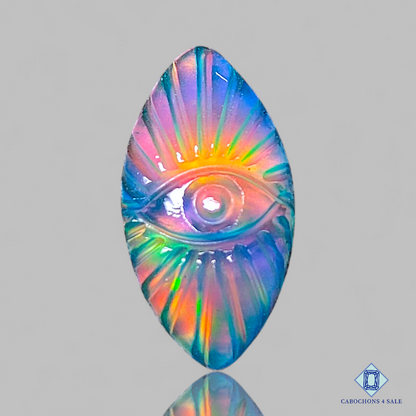 Aurora Opal + Crystal Quartz Doublet