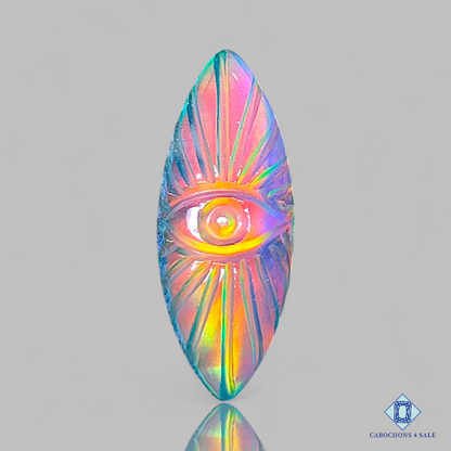 Aurora Opal + Crystal Quartz Doublet