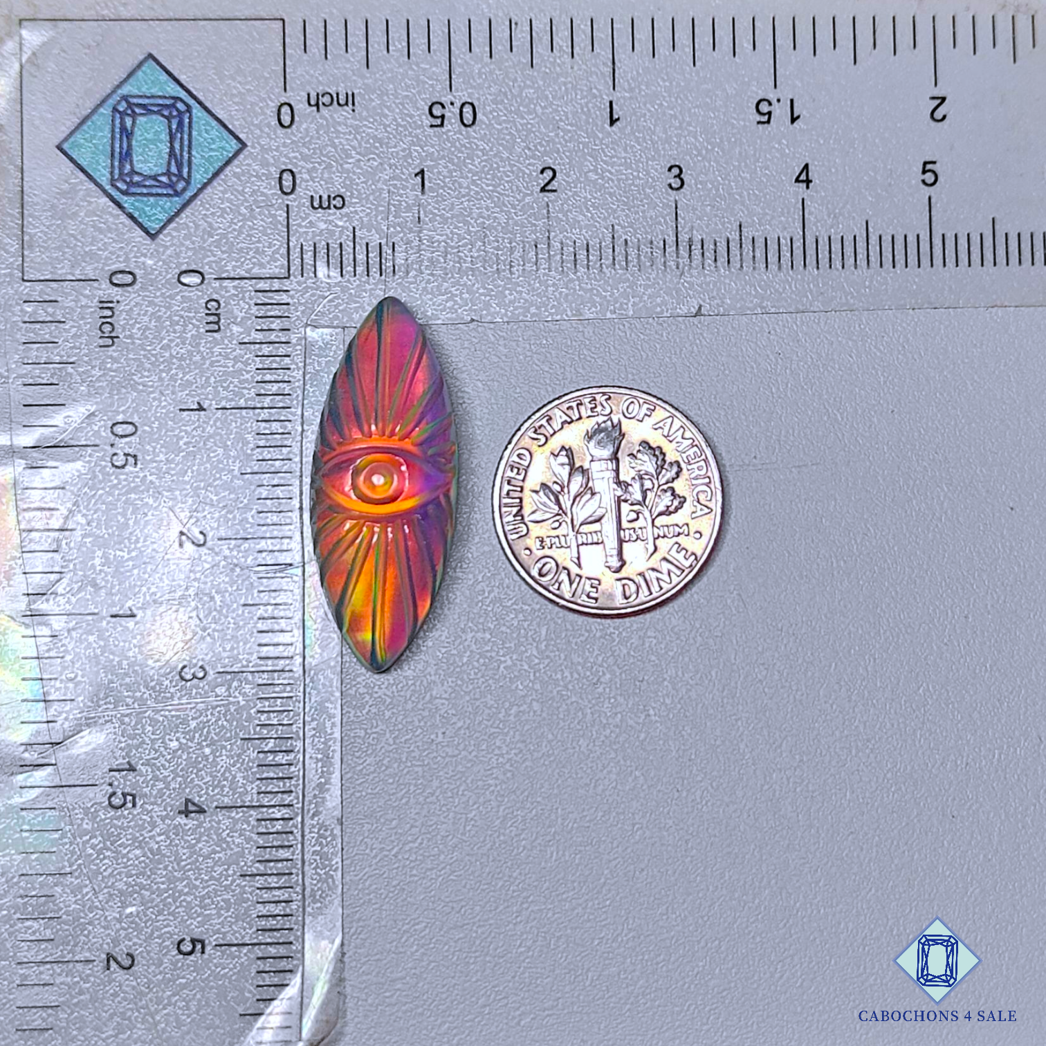 Aurora Opal + Crystal Quartz Doublet