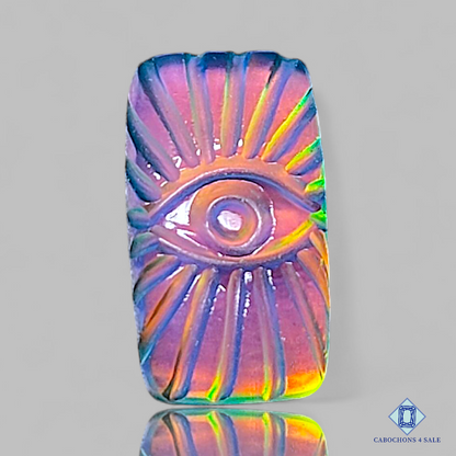 Aurora Opal + Crystal Quartz Doublet