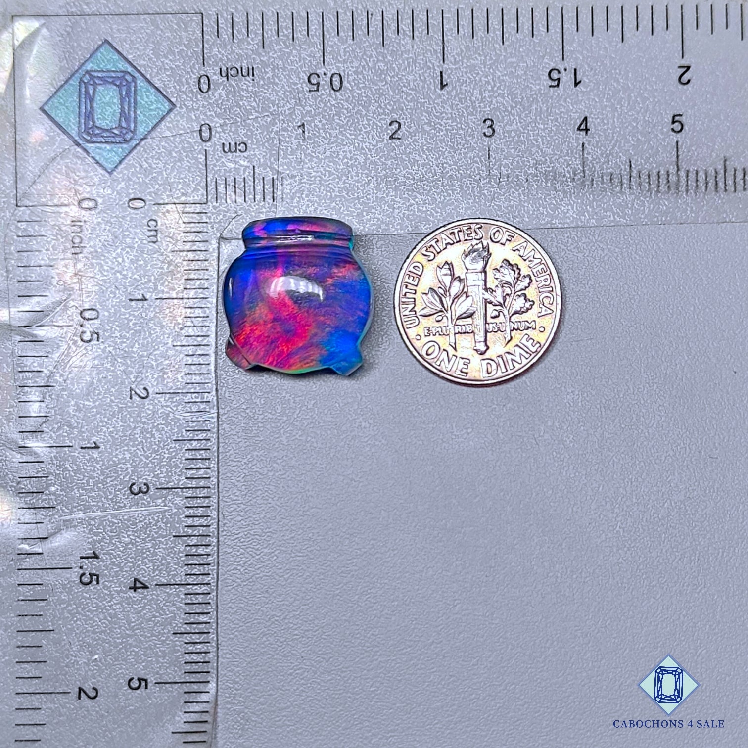 Aurora Opal Crystal Quartz Doublet