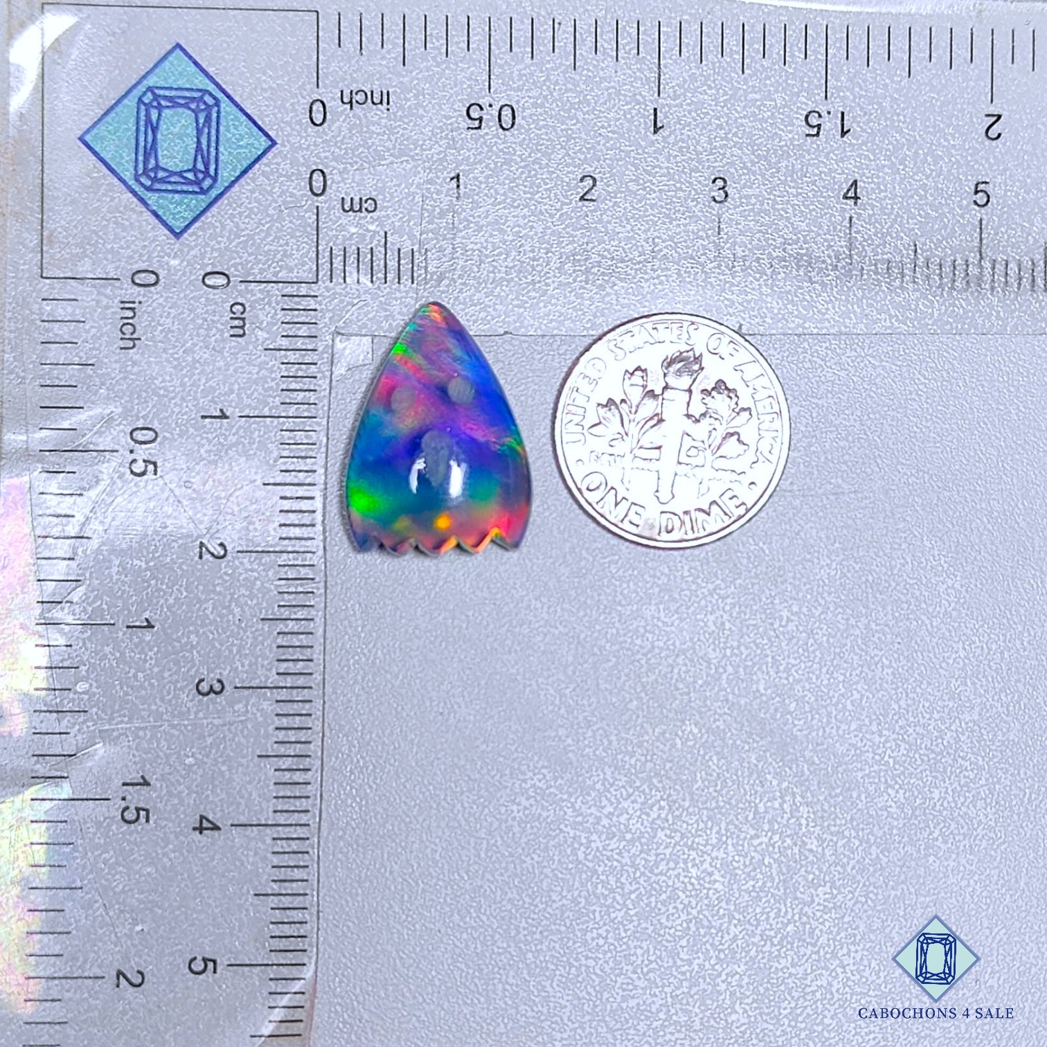Aurora Opal Crystal Quartz Doublet