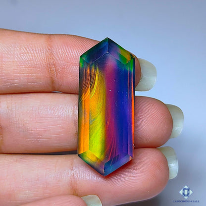 Aurora Opal + Crystal Quartz Doublet