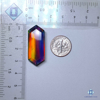 Aurora Opal + Crystal Quartz Doublet