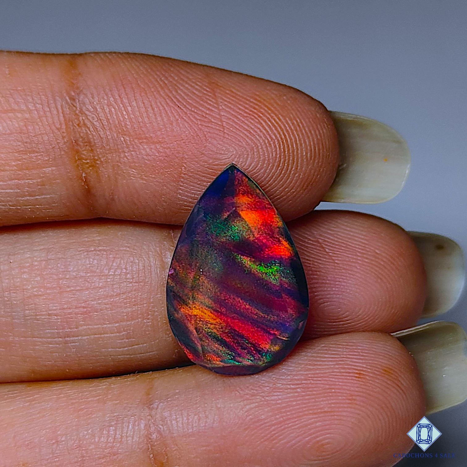 Aurora Opal + Crystal Quartz Doublet