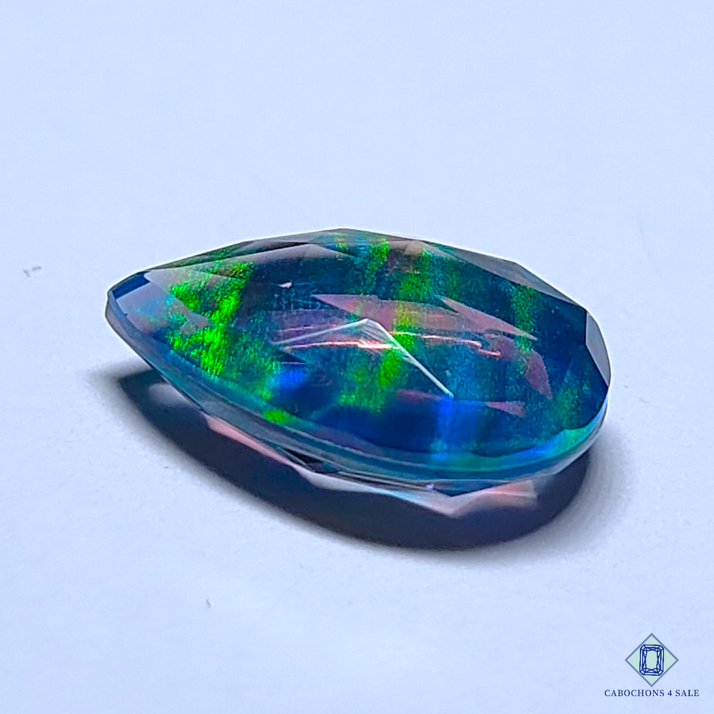 Aurora Opal + Crystal Quartz Doublet