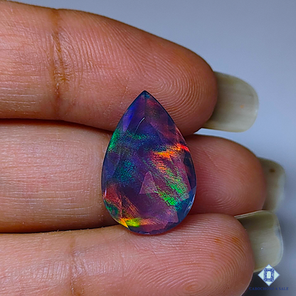 Aurora Opal + Crystal Quartz Doublet