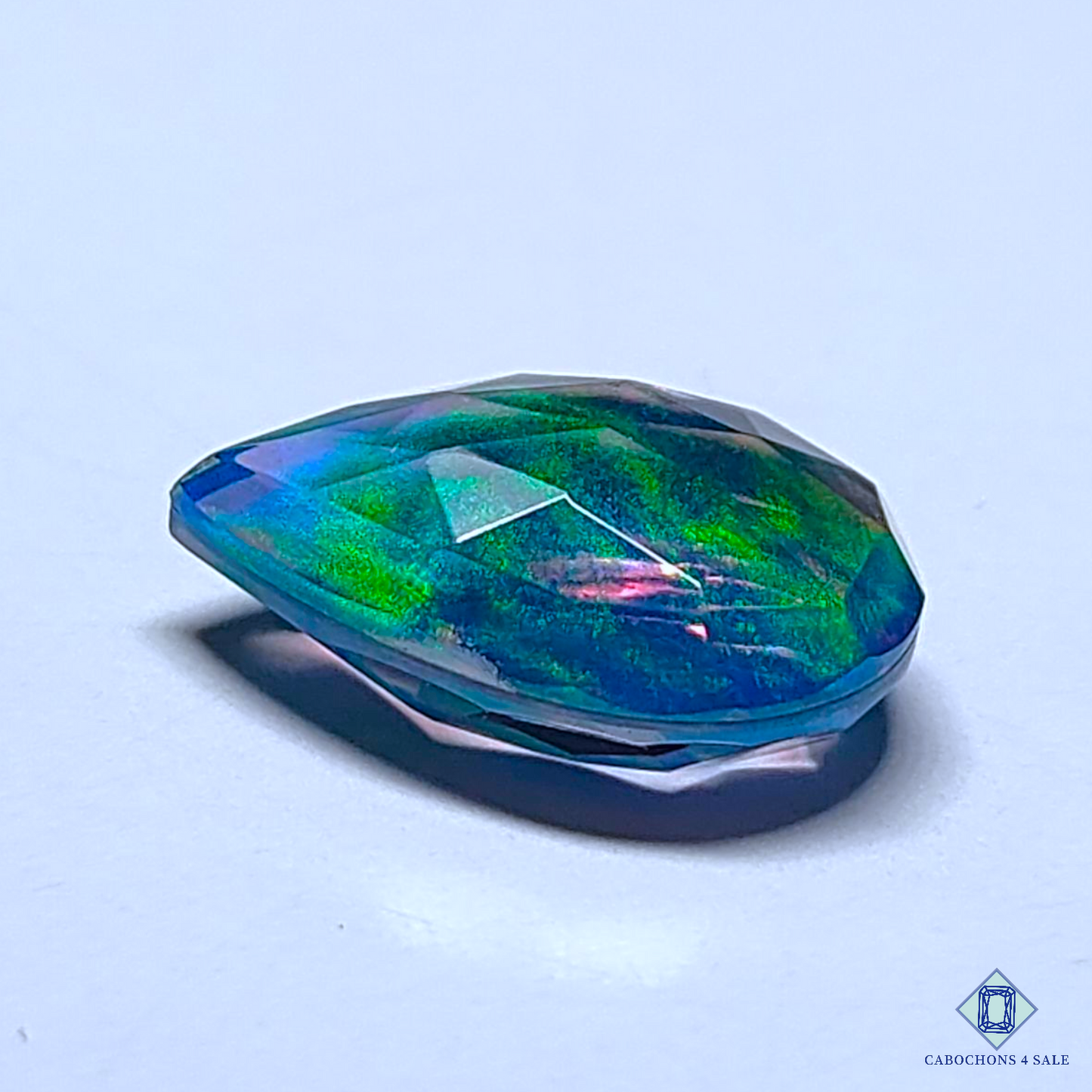 Aurora Opal + Crystal Quartz Doublet