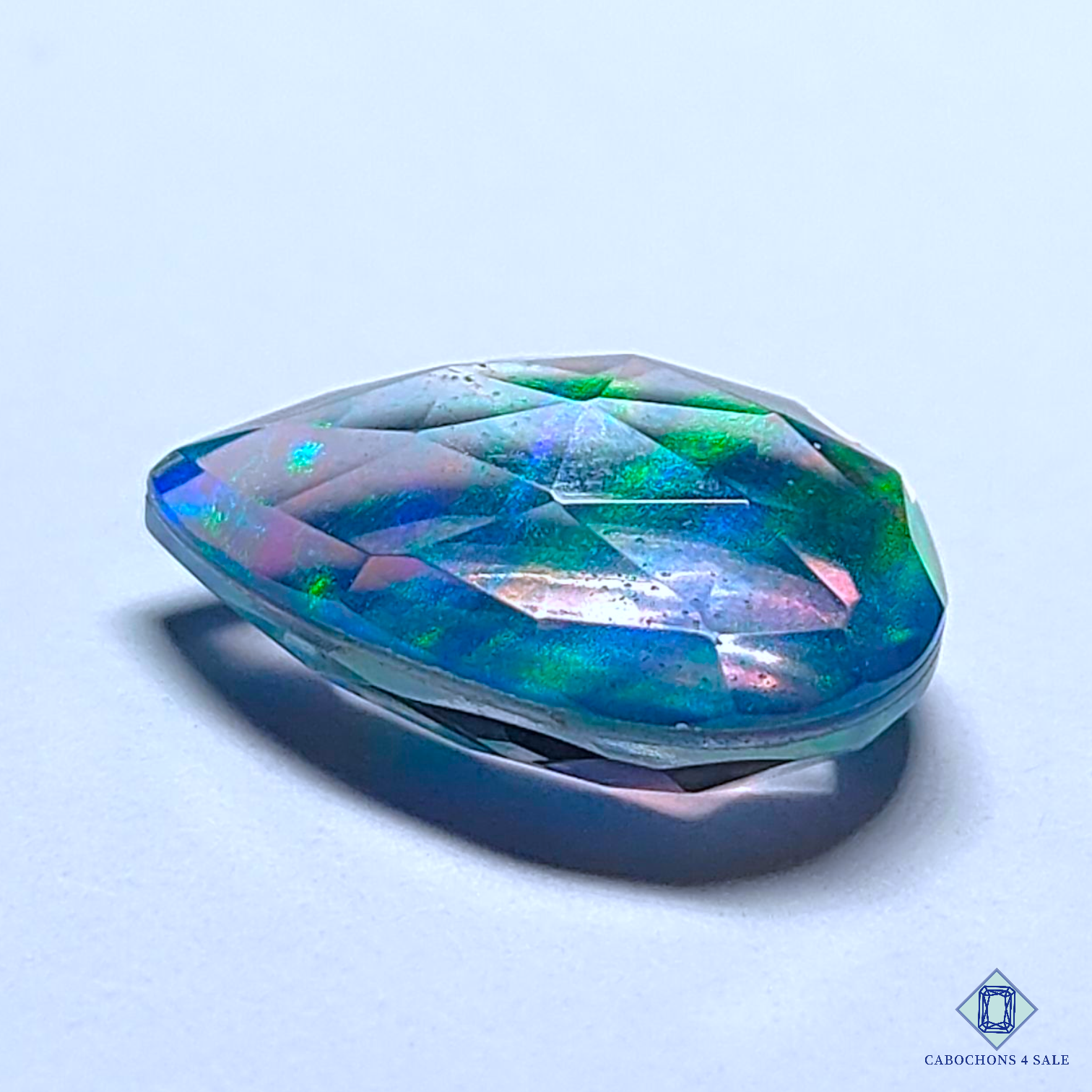 Aurora Opal + Crystal Quartz Doublet