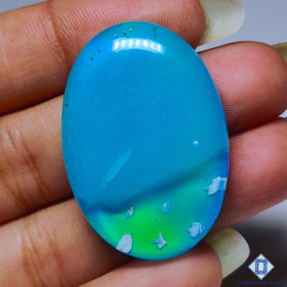 Aurora Opal + Crystal Quartz Doublet