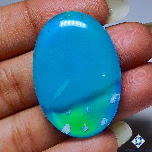Aurora Opal + Crystal Quartz Doublet