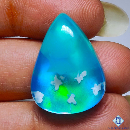 Aurora Opal + Crystal Quartz Doublet