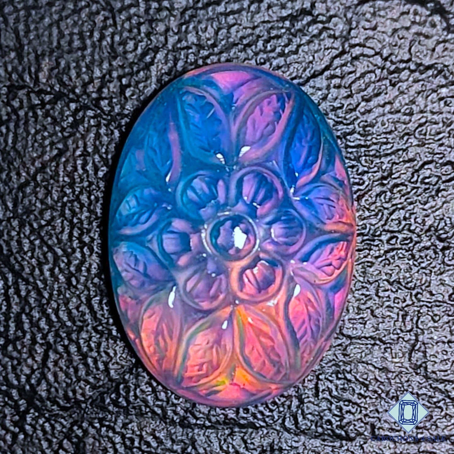 Aurora Opal + Crystal Quartz Doublet